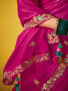 Rani Pink Georgette Saree