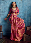 Rani Pink Kanjivaram Silk Saree