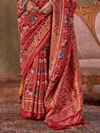 Red Patola Silk Saree