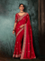 Red Satin Silk Saree