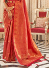 Red Zari Woven Kanjivaram Saree