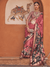 Rose Pink Banarasi Dola Silk Saree