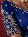 Royal Blue Banarasi Dola Silk Saree