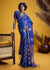 Royal Blue Banarasi Satin Silk Saree