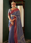 Royal Blue Kanjivaram Soft Silk Saree