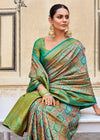 Royal Deep Green Dharmavaram Silk Saree