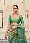 Royal Deep Green Dharmavaram Silk Saree