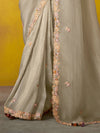 Sage Green Tissue Silk Saree