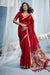 Scarlet Red Paithani Cotton Silk Saree