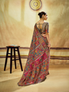 Slate Grey Kashmiri Kani Handloom Cotton Silk Saree