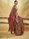 Slate Grey Kashmiri Kani Handloom Cotton Silk Saree