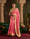 Soft Pink Banarasi Silk Saree