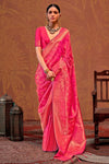 Stunning Pink Kanjivaram Saree