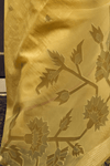Sunshine Yellow Banarasi Cotton Silk Saree