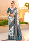 Teal Green Soft Silk Saree