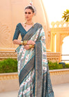 Teal Green Soft Silk Saree