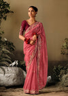 Tulip Pink Fancy Dola Silk Designer Saree