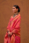 Vibrant Orange Kanjivaram Saree