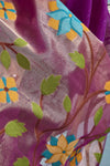 Royal Purple Paithani Cotton Silk Saree