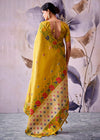 Golden Yellow Banarasi Tissue Silk Saree